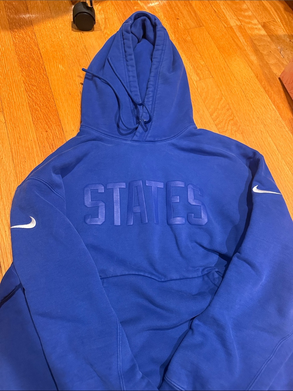 Nike Royal Blue 'STATES' Crewneck Hoodie